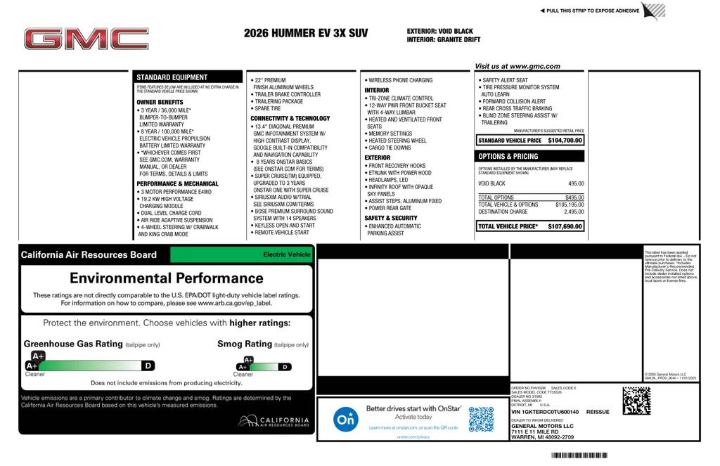 gmc hummer ev 2026 1GKTERDC0TU600140 image gmc hummer ev 2026 1GKTERDC0TU600140 image